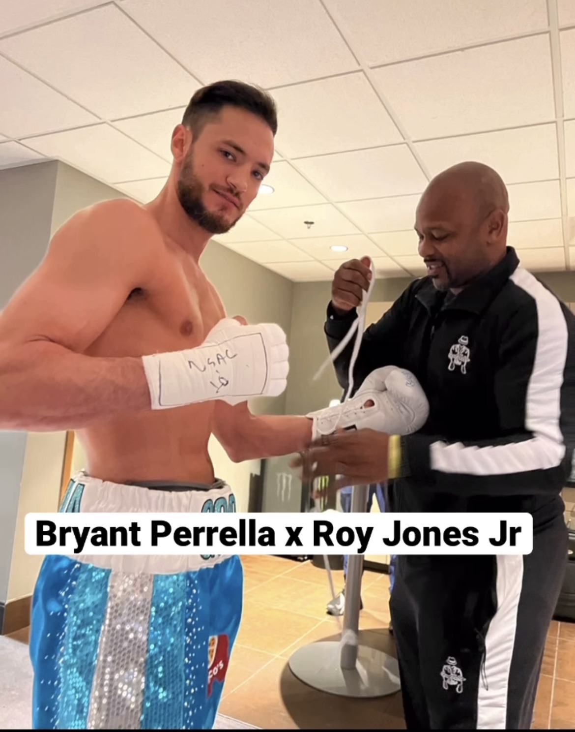 Training with Roy Jones Jr.